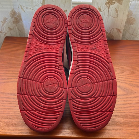 Nike Court Borough Mid 2 Youth in Red/White/Black(CD7782-003) - Picture 5 of 6